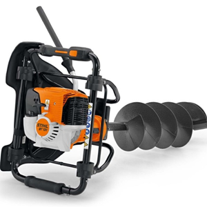 Grondboor Stihl BT131 inclusief grondboren en volle tank